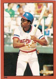 1982 Topps Baseball Stickers     243     Mickey Rivers